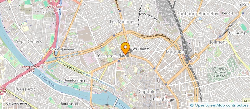 localisation de l'entreprise LES SCOPETTES à TOULOUSE