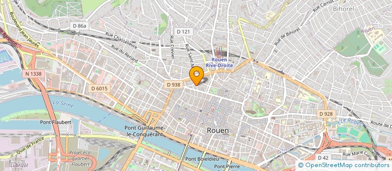 localisation de l'entreprise LES SCORPIENNES à ROUEN