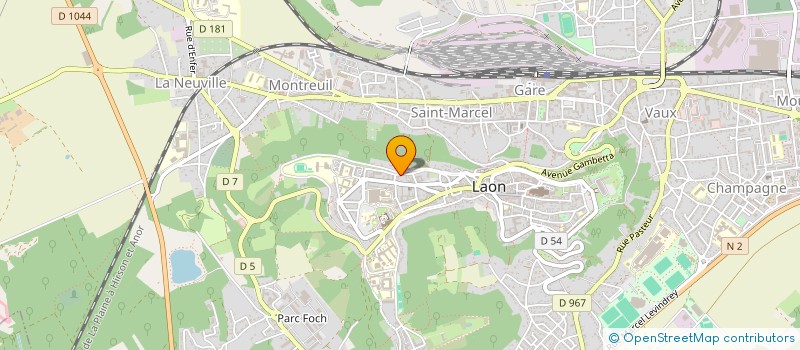 localisation de l'entreprise LES SCOTTS LAONNOIS à LAON