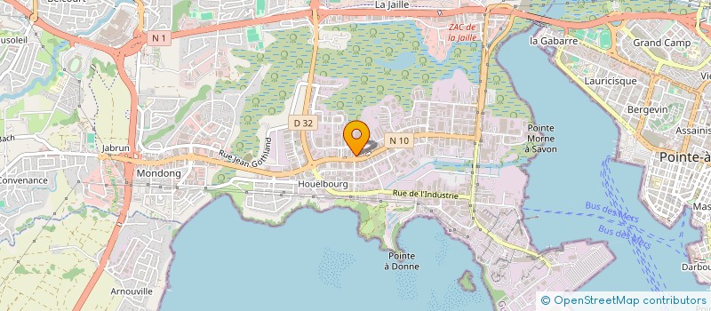 localisation de l'entreprise LES SCRIBES  BAIE-MAHAULT