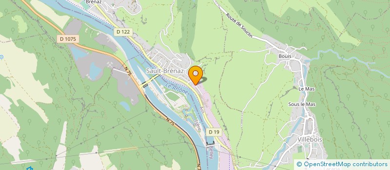 localisation de l'entreprise LES SECHOIRS DU BUGEY à SAULT-BRENAZ
