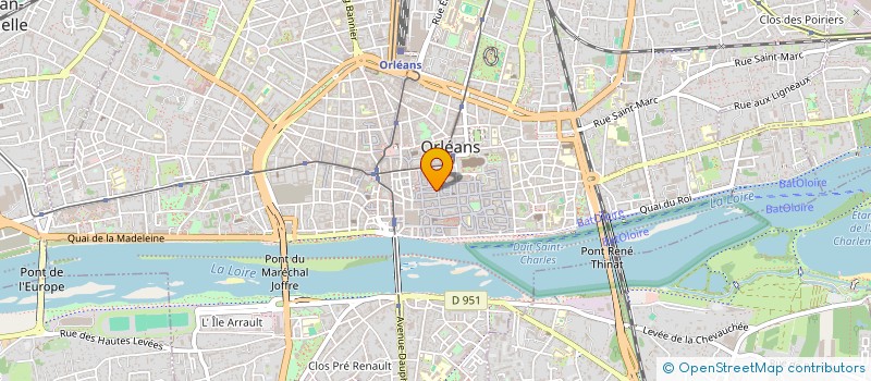 localisation de l'entreprise LES SECOUES  ORLEANS