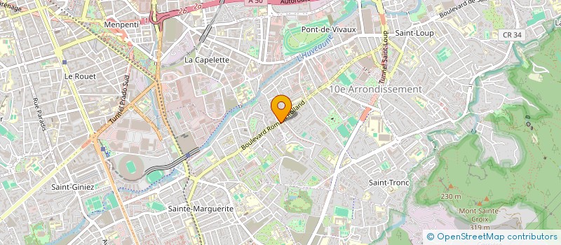 localisation de l'entreprise LES SECOURISTES DU 13 à MARSEILLE
