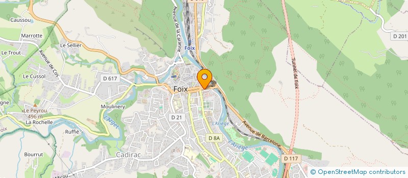 localisation de l'entreprise LES SECOURISTES OCCITANS à FOIX