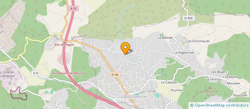 localisation de l'entreprise LES SECOURISTES PROVENCAUX à LA BOUILLADISSE