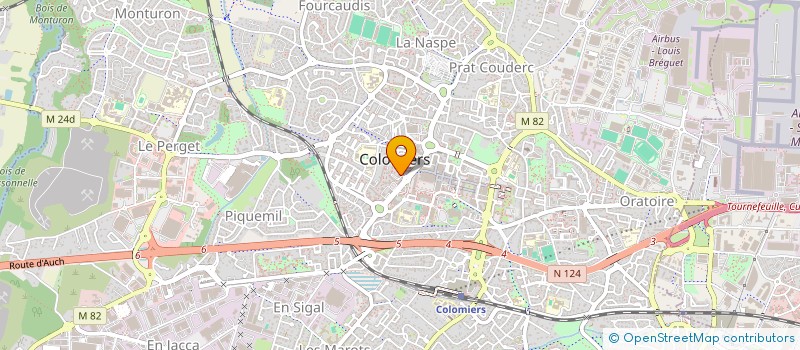 localisation de l'entreprise LES SECRETS BEAUTE DE NINA à COLOMIERS