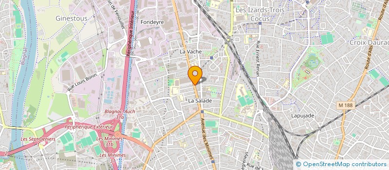 localisation de l'entreprise LES SECRETS D'ANDREA à TOULOUSE