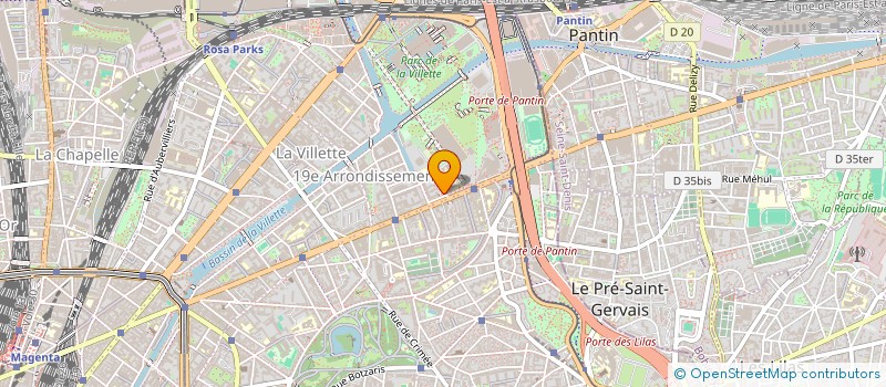 localisation de l'entreprise LES SECRETS D'OVADIA  PARIS