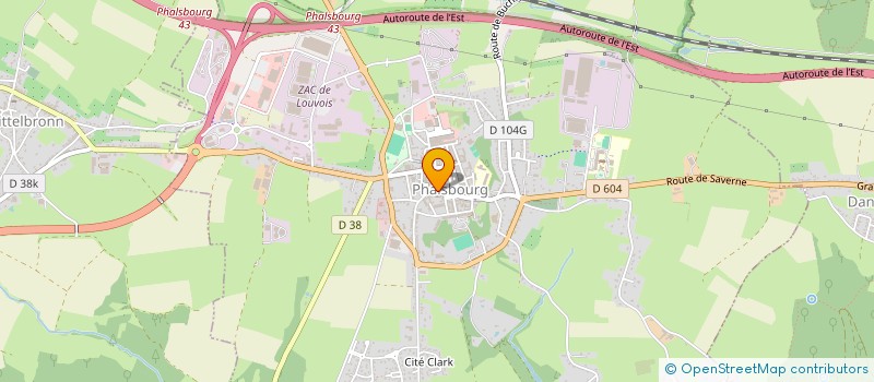 localisation de l'entreprise LES SECRETS DE BALI à PHALSBOURG