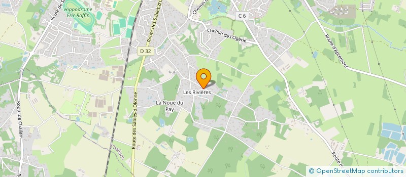 localisation de l'entreprise LES SECRETS DE LA COMMANDERIE DE COUDRIE à CHALLANS