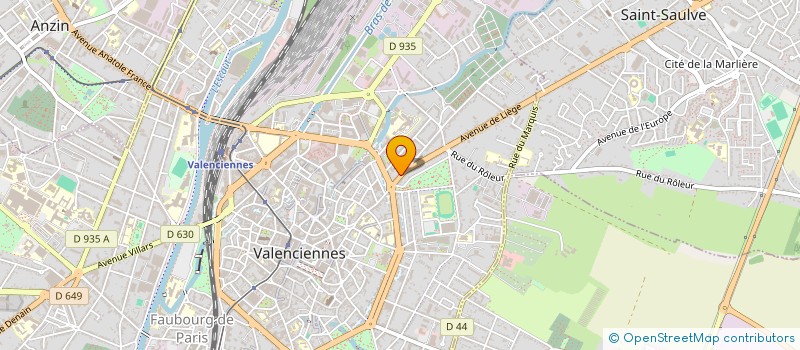 localisation de l'entreprise LES SECRETS DE LIEGE à VALENCIENNES