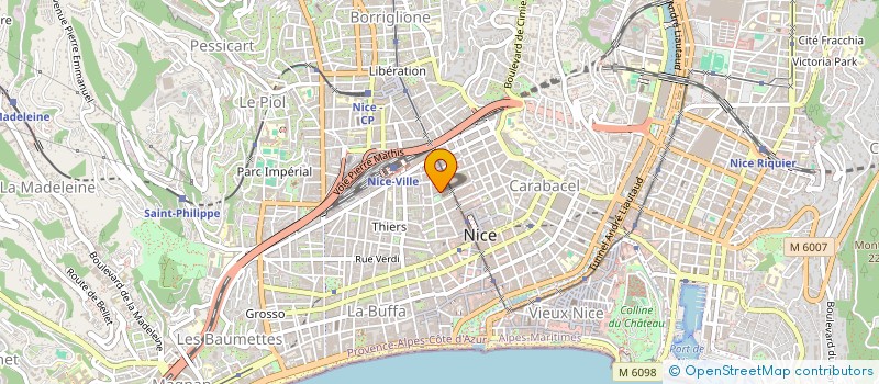 localisation de l'entreprise LES SECRETS DE LILI à NICE