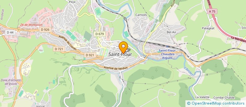 localisation de l'entreprise LES SECRETS DE LYDANIE à SAINT-FLOUR