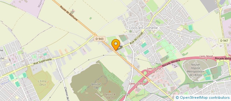 localisation de l'entreprise LES SECRETS DE LYLEA  LOOS-EN-GOHELLE