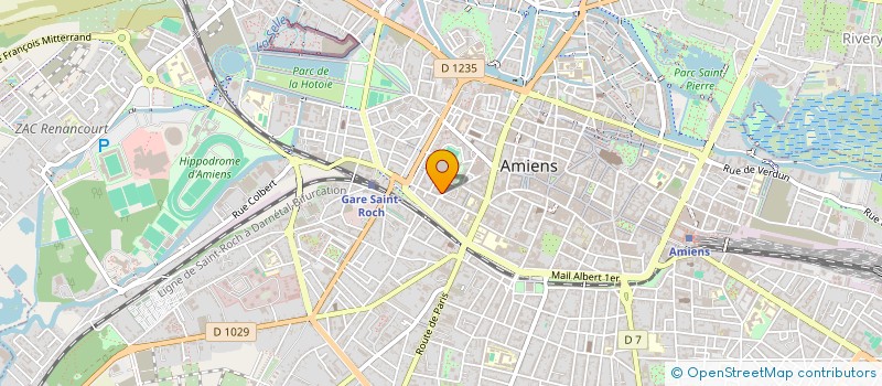 localisation de l'entreprise LES SECRETS DE MARIE à AMIENS