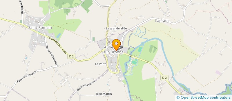 localisation de l'entreprise LES SECRETS DE VAL à AUBETERRE-SUR-DRONNE