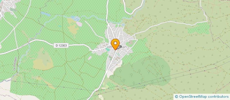 localisation de l'entreprise LES SECRETS DIVINS  VENDEMIAN