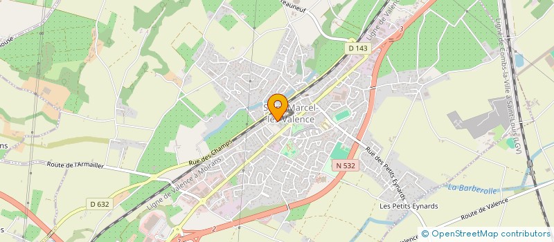 localisation de l'entreprise LES SECRETS DU PLAISIR  SAINT-MARCEL-LES-VALENCE