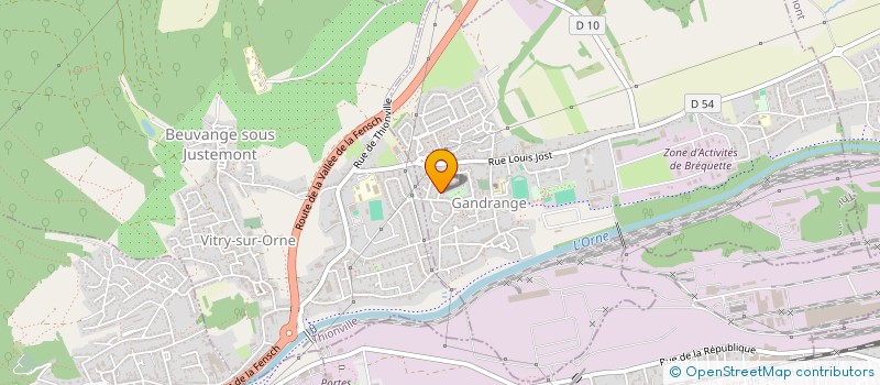 localisation de l'entreprise LES SECRETS ROOMS HAGONDANGE  GANDRANGE