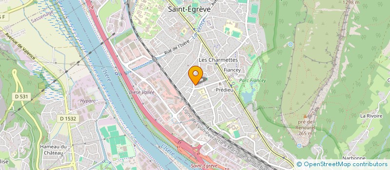 localisation de l'entreprise LES SEGUINETTES  SAINT-EGREVE