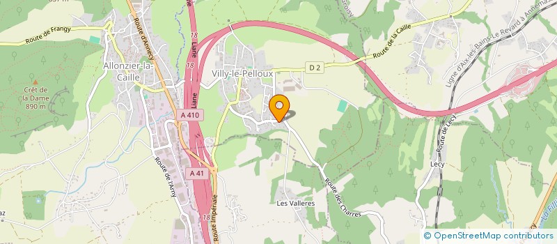 localisation de l'entreprise LES SEIGNEURS DE LA CORNE  VILLY-LE-PELLOUX