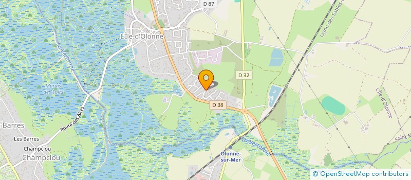 localisation de l'entreprise LES SEINTIYEUSES  L'ILE-D'OLONNE