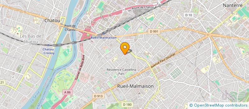 localisation de l'entreprise LES SEIZE ANGES à RUEIL-MALMAISON