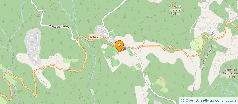 localisation de l'entreprise LES SELVES M  FAYENCE