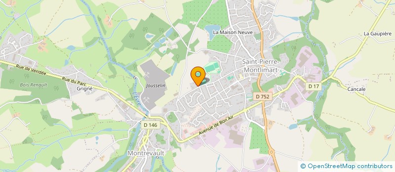 localisation de l'entreprise LES SEM'ELLES ENGAGEES à MONTREVAULT-SUR-EVRE