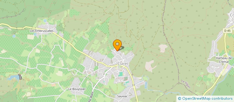 localisation de l'entreprise LES SEMENCIERS DU MIDI  CLARET