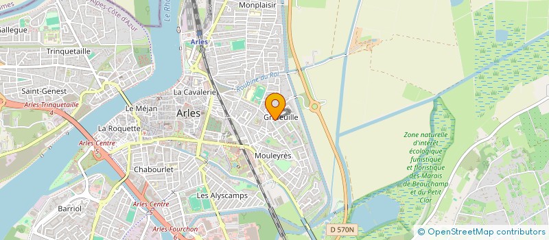 localisation de l'entreprise LES SEMEURS DU PARTAGE à ARLES