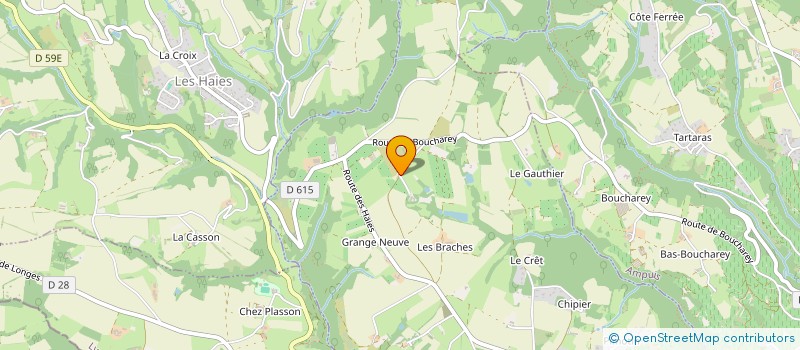 localisation de l'entreprise LES SEMONS SAUVAGES  TUPIN-ET-SEMONS