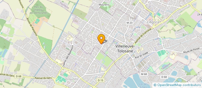 localisation de l'entreprise LES SENDERS à VILLENEUVE-TOLOSANE