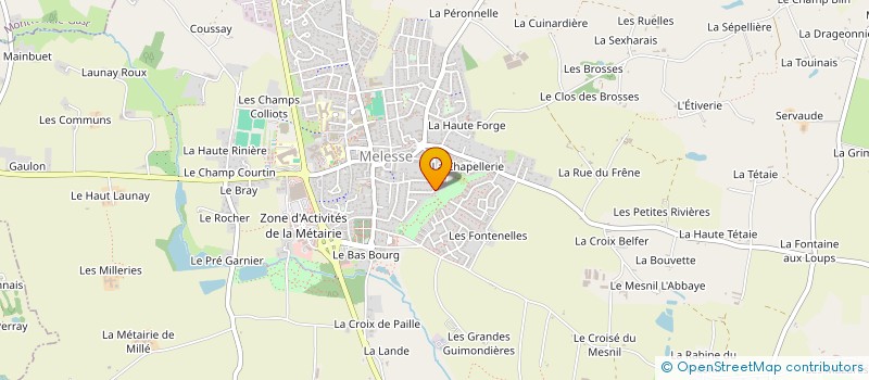 localisation de l'entreprise LES SENE'MAMZELLES  MELESSE