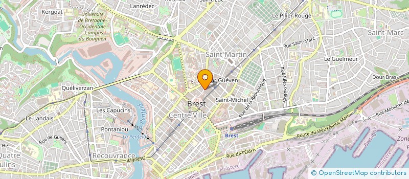 localisation de l'entreprise LES SENEGAULOIS à BREST