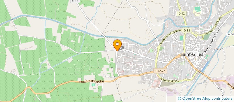 localisation de l'entreprise LES SENIORIALES DE CAMARGUE  SAINT-GILLES