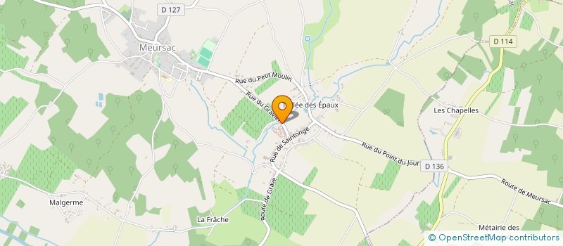 localisation de l'entreprise LES SENIORIALES DU CHATEAU DE MEURSAC  MEURSAC