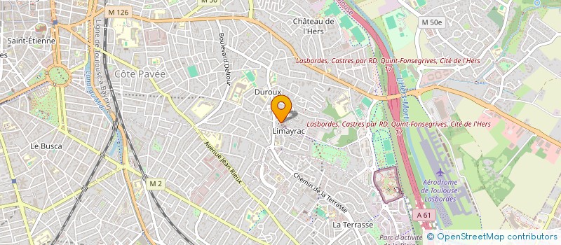 localisation de l'entreprise LES SENIORIALES EN VILLE DE ST PRIEST à TOULOUSE