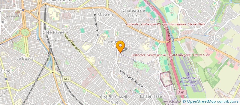 localisation de l'entreprise LES SENIORIALES EN VILLE DU TEICH à TOULOUSE