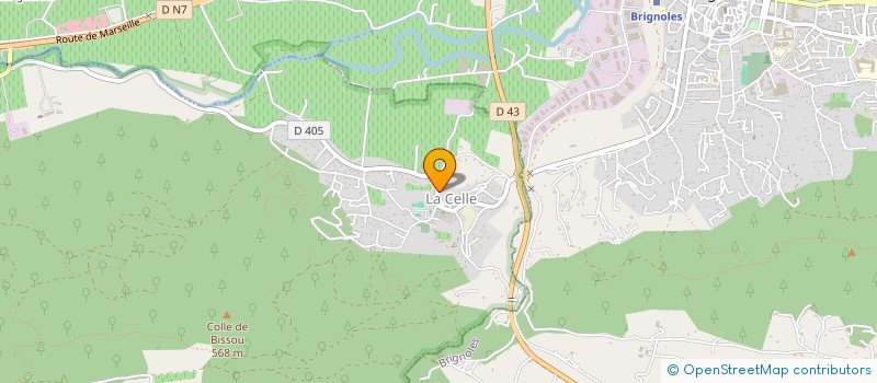 localisation de l'entreprise LES SENIORIALES LA CELLE  LA CELLE