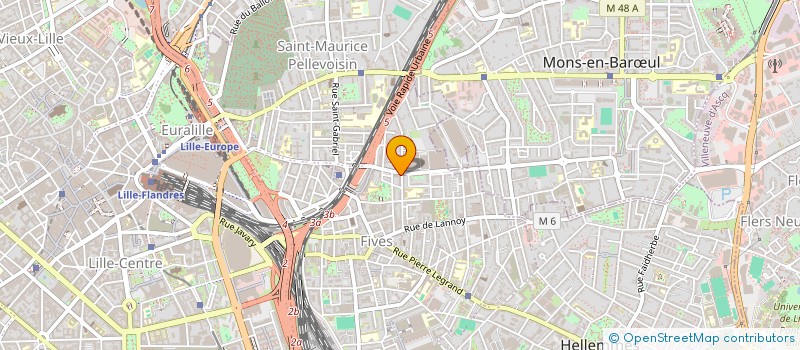 localisation de l'entreprise LES SENIORS ACTIFS DE FIVES à LILLE