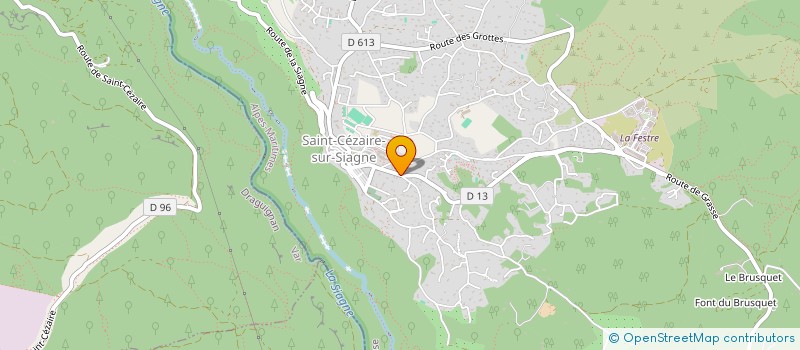 localisation de l'entreprise LES SENIORS DE L ELECTROMENAGER à SAINT-CEZAIRE-SUR-SIAGNE