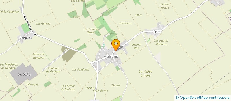 localisation de l'entreprise LES SENIORS DE MULSANS  MULSANS