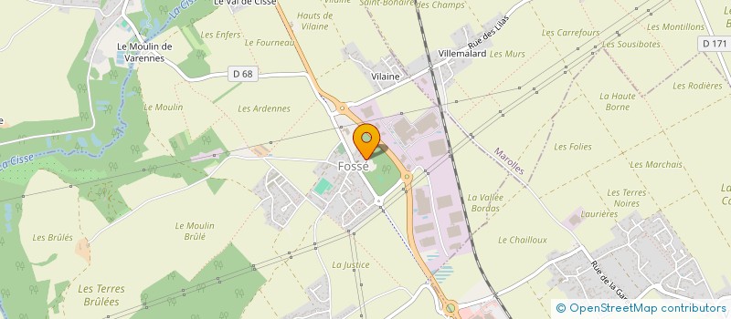 localisation de l'entreprise LES SENIORS DU DOLMEN à LA CHAPELLE-VENDOMOISE