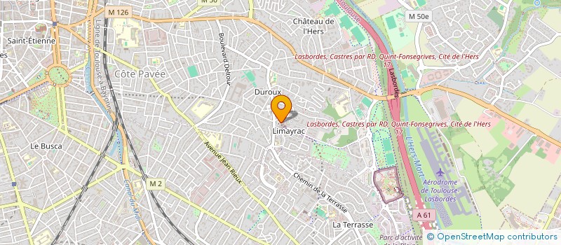 localisation de l'entreprise LES SENORIALES DE LA COTE D AZUR à TOULOUSE