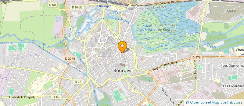 localisation de l'entreprise LES SENS AU 30 à BOURGES