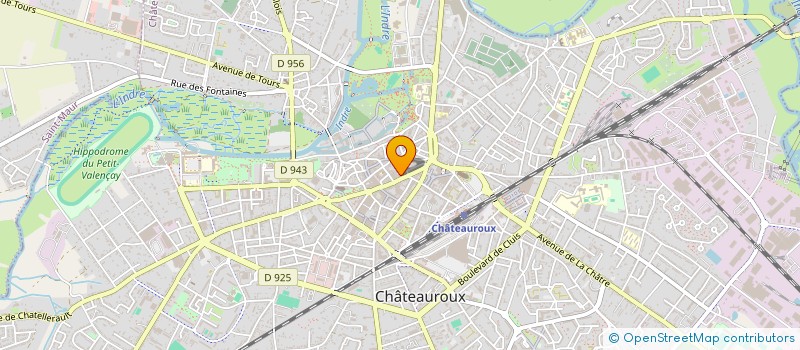 localisation de l'entreprise LES SENS DE BACH à CHATEAUROUX