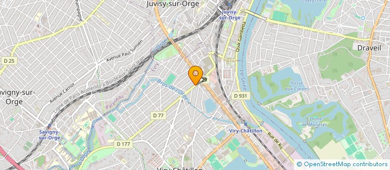localisation de l'entreprise LES SENS DE JANATY à VIRY-CHATILLON