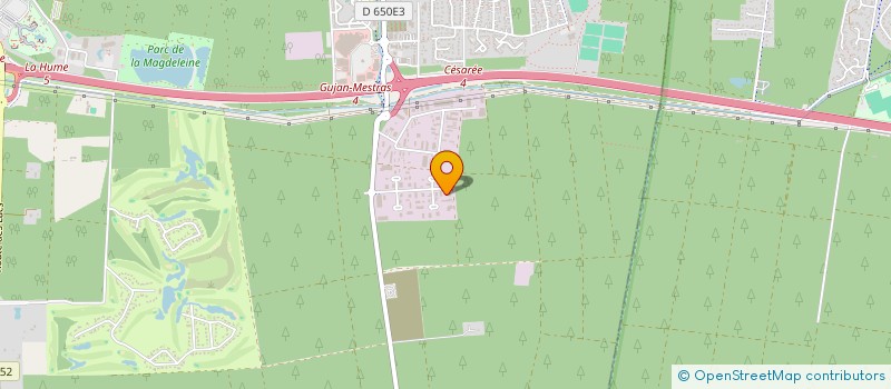 localisation de l'entreprise LES SENS DE LA DUNE  GUJAN-MESTRAS