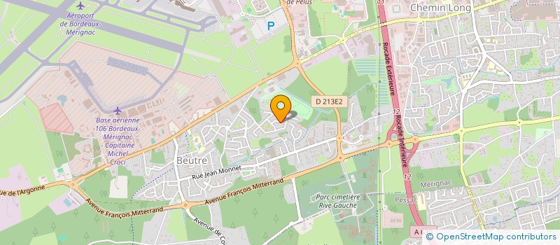 localisation de l'entreprise LES SENS DE MAGALIE  MERIGNAC